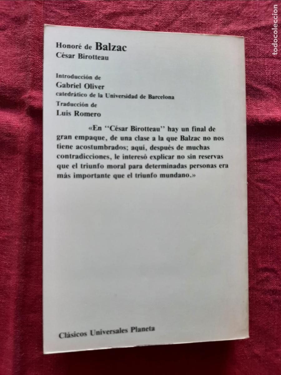 Libros de segunda mano: C&eacute;sar Birotteau - Balzac, Honor&eacute; de - Foto 2