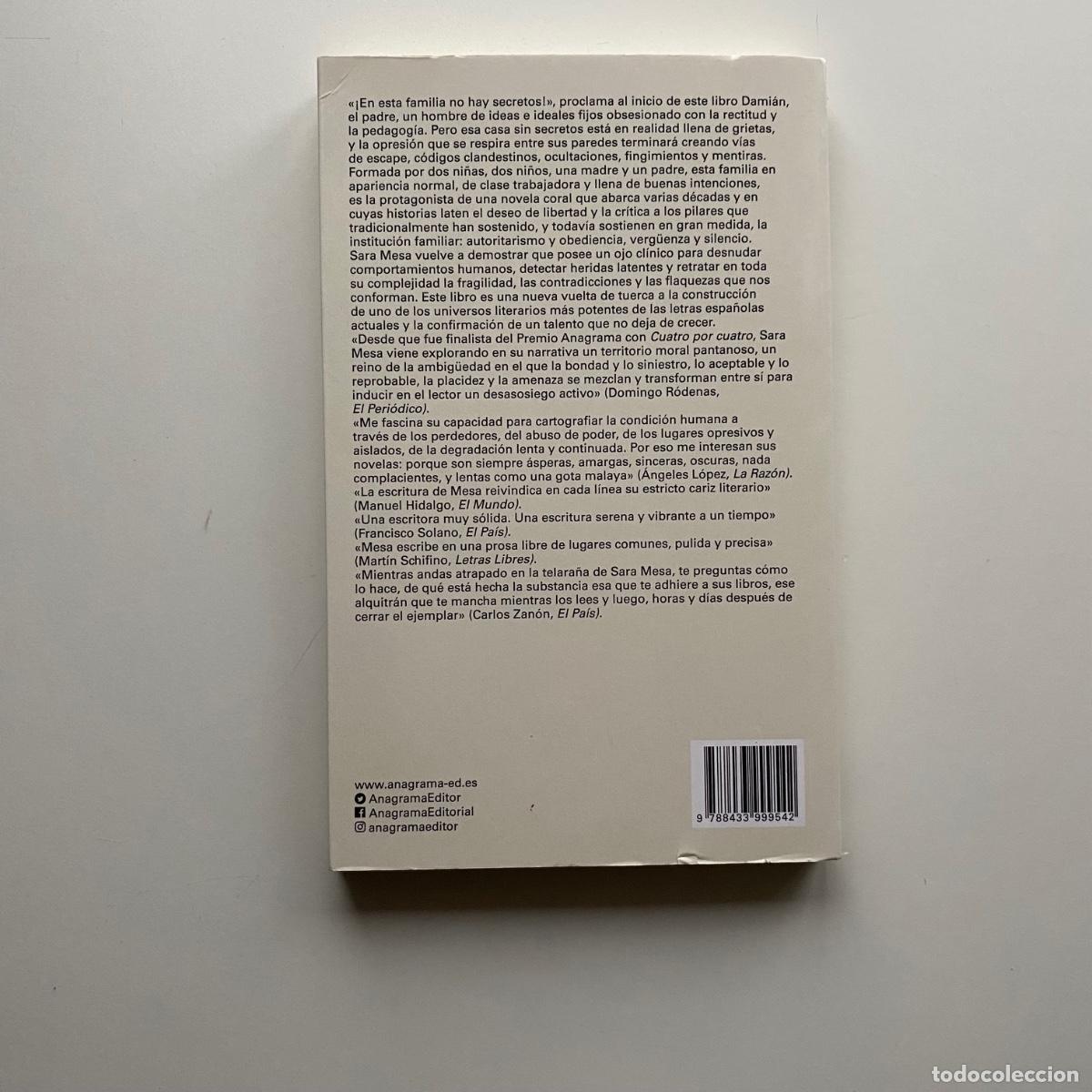 Libros de segunda mano: La familia. Sara Mesa - Foto 2