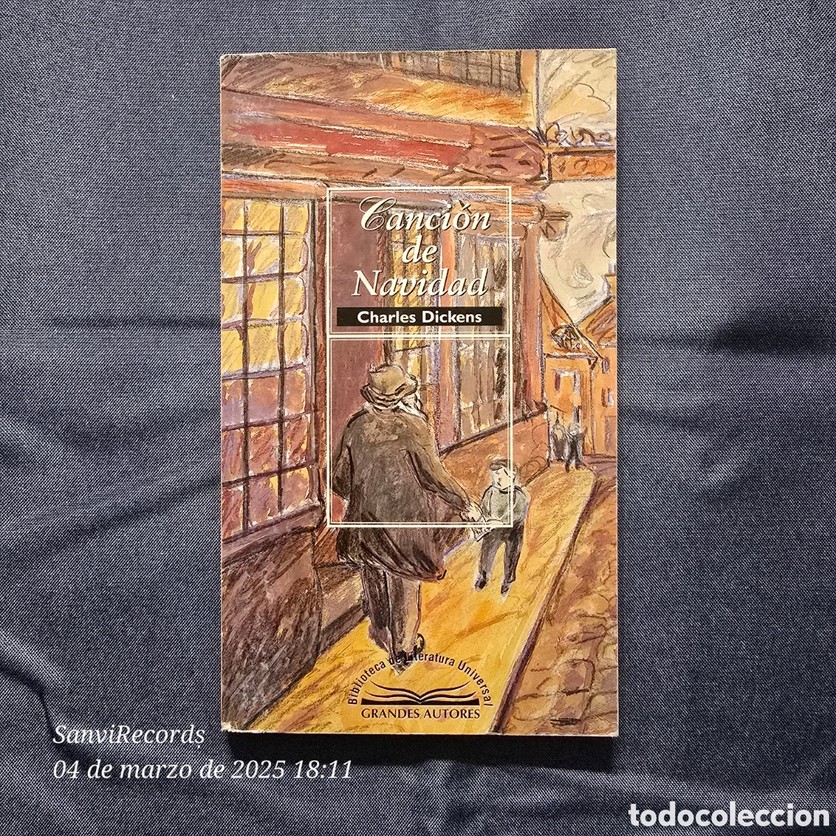 Libros de segunda mano: CANCI&Oacute;N DE NAVIDAD (CHARLES DICKENS) (GRANDES AUTORES) - Foto 1