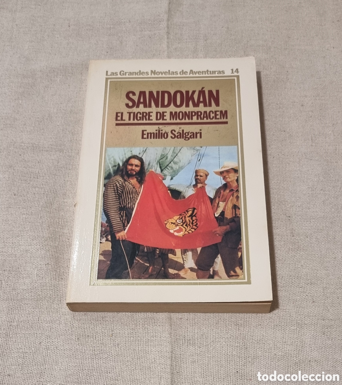 Libros de segunda mano: Sandok&aacute;n: El tigre de Monpracem &ndash; Emilio Salgari - Foto 1