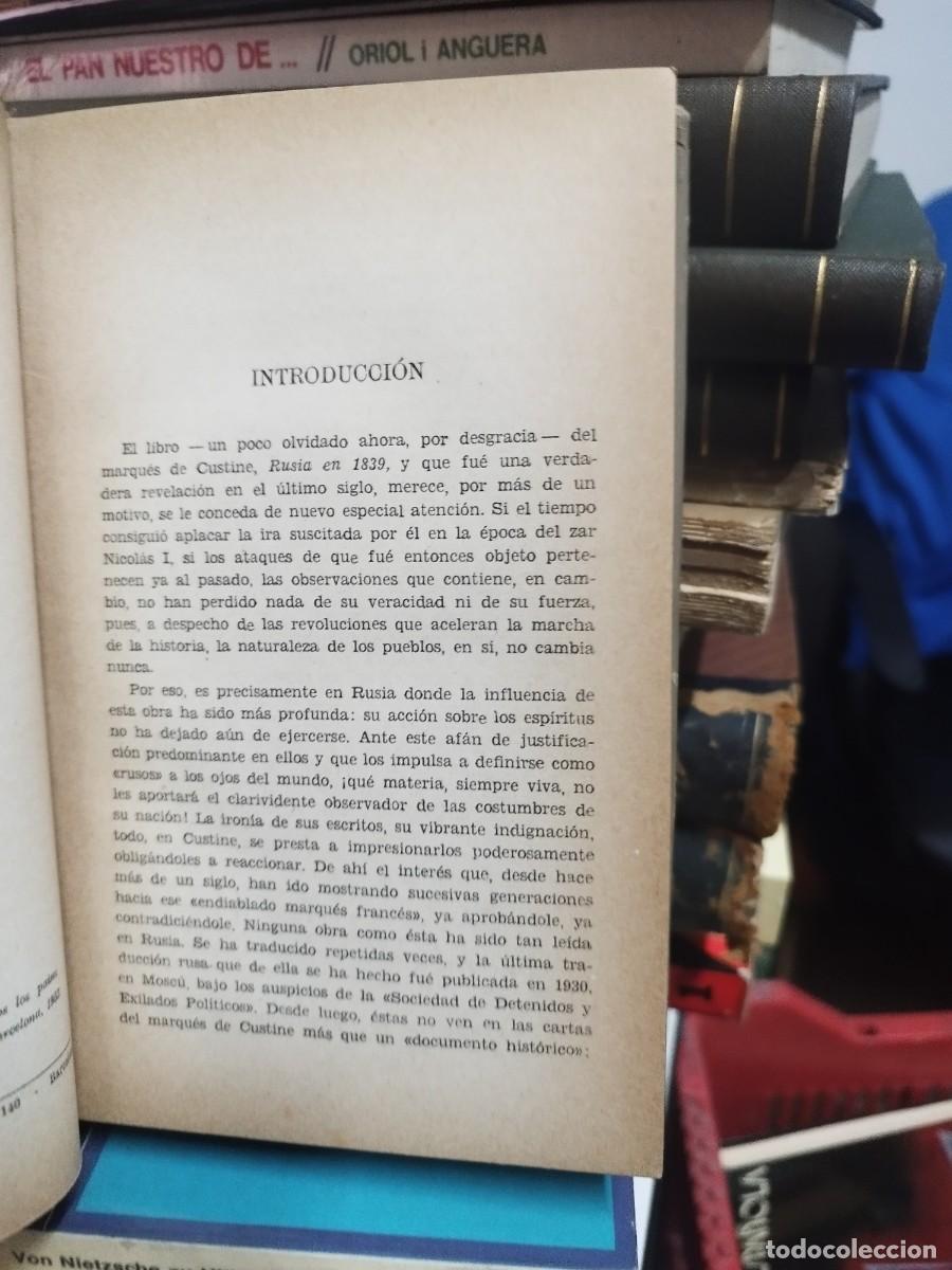 Libros de segunda mano: MARQU&Eacute;S DE CUSTINE : CARTAS DE RUSIA (IBERIA, 1953) - Foto 3