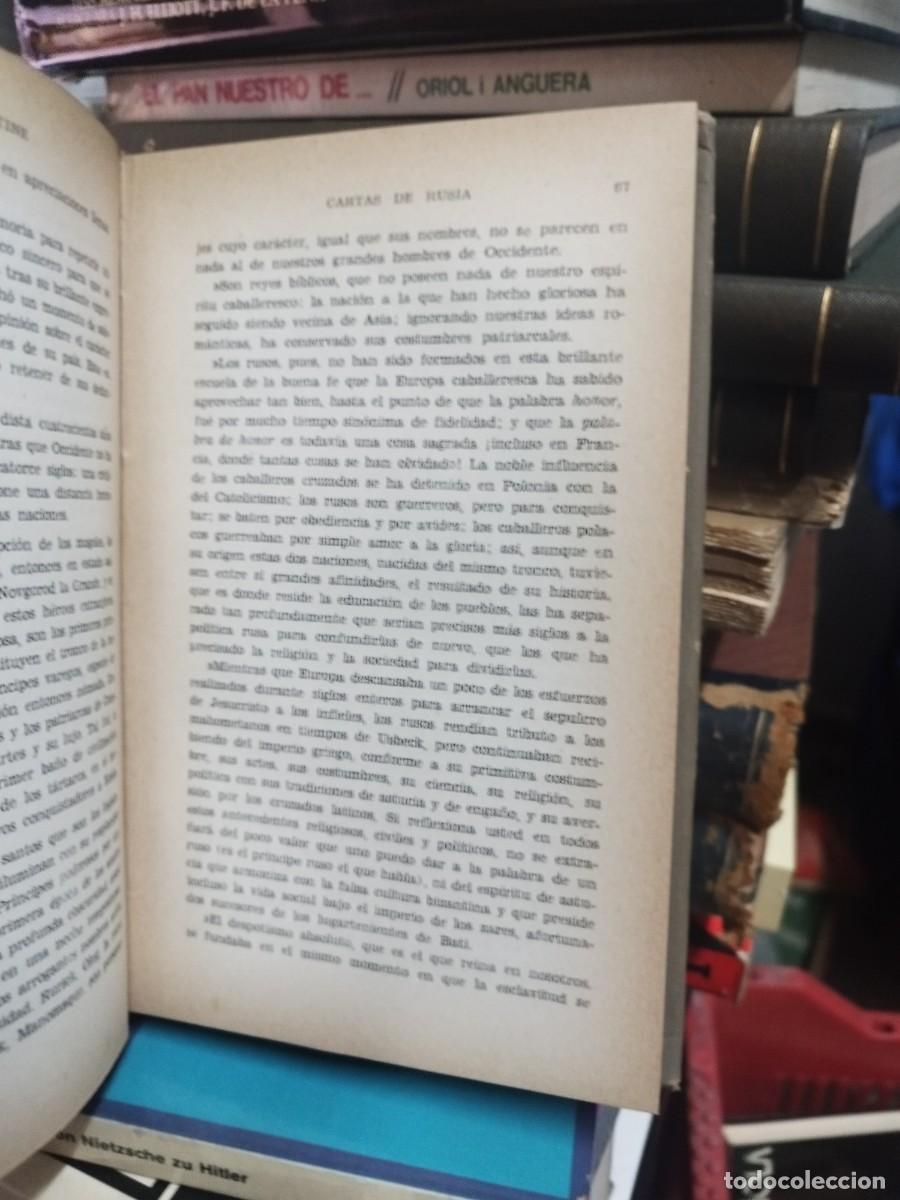 Libros de segunda mano: MARQU&Eacute;S DE CUSTINE : CARTAS DE RUSIA (IBERIA, 1953) - Foto 4