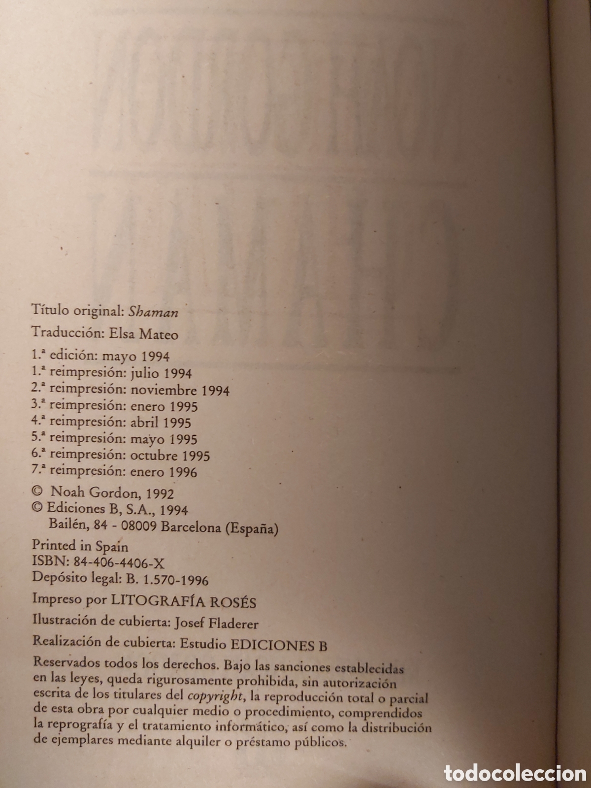 Libros de segunda mano: QUELA LIBRO. LOTE NOAH GORDON 93-96 EDICIONES B - Foto 8