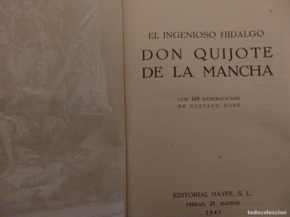 Libros de segunda mano: Don Quijote de la Mancha 1947. Editorial Mayfe - Foto 7