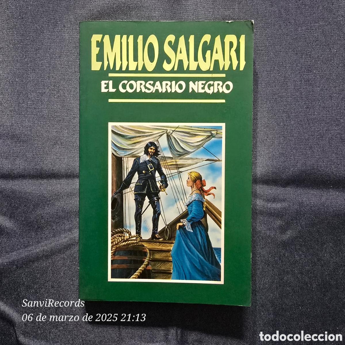 Libros de segunda mano: EL CORSARIO NEGRO (EMILIO SALGARI) - Foto 1