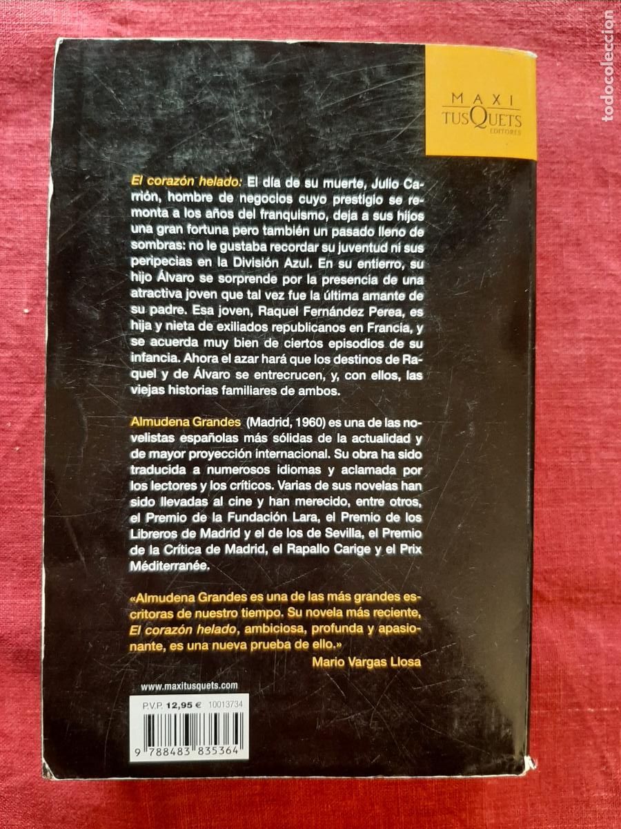 Libros de segunda mano: El coraz&oacute;n helado - Grandes, Almudena - Foto 2