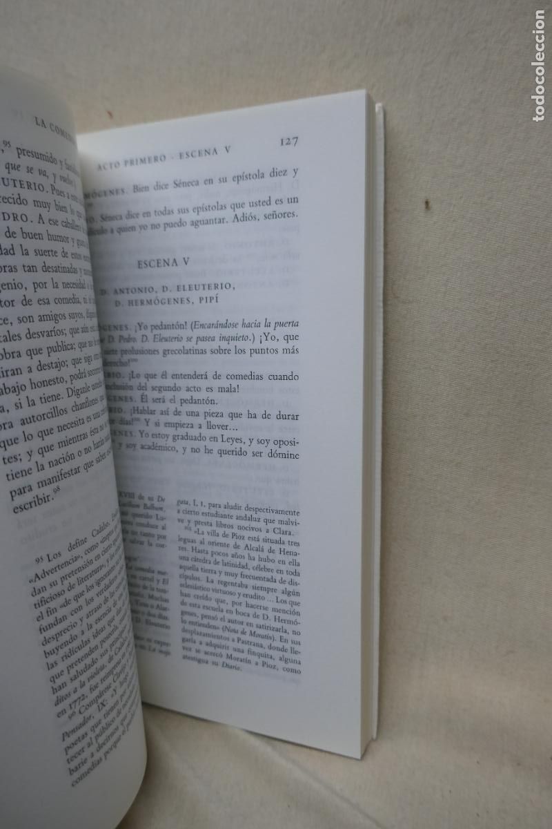 Libros de segunda mano: FERN&Aacute;NDEZ DE MORAT&Iacute;N - LA COMEDIA NUEVA / EL S&Iacute; DE LAS NI&Ntilde;AS - Foto 9