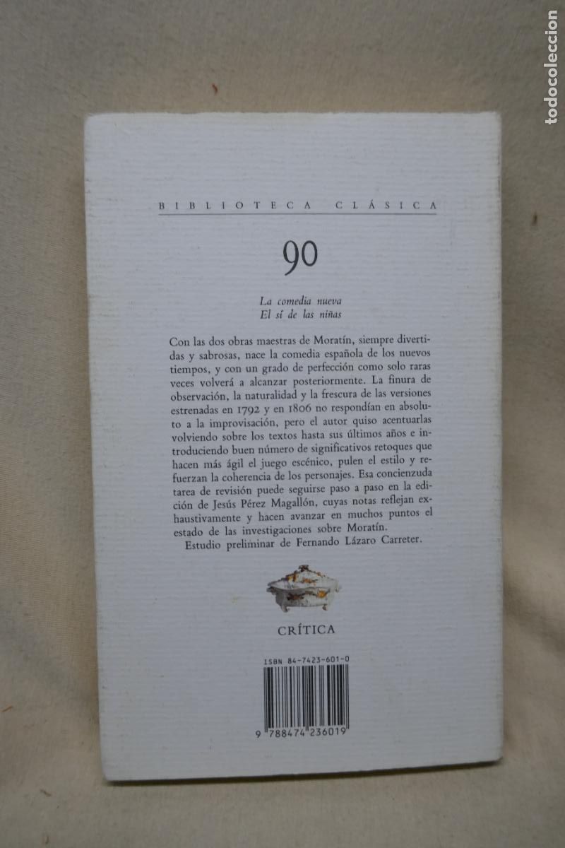 Libros de segunda mano: FERN&Aacute;NDEZ DE MORAT&Iacute;N - LA COMEDIA NUEVA / EL S&Iacute; DE LAS NI&Ntilde;AS - Foto 10