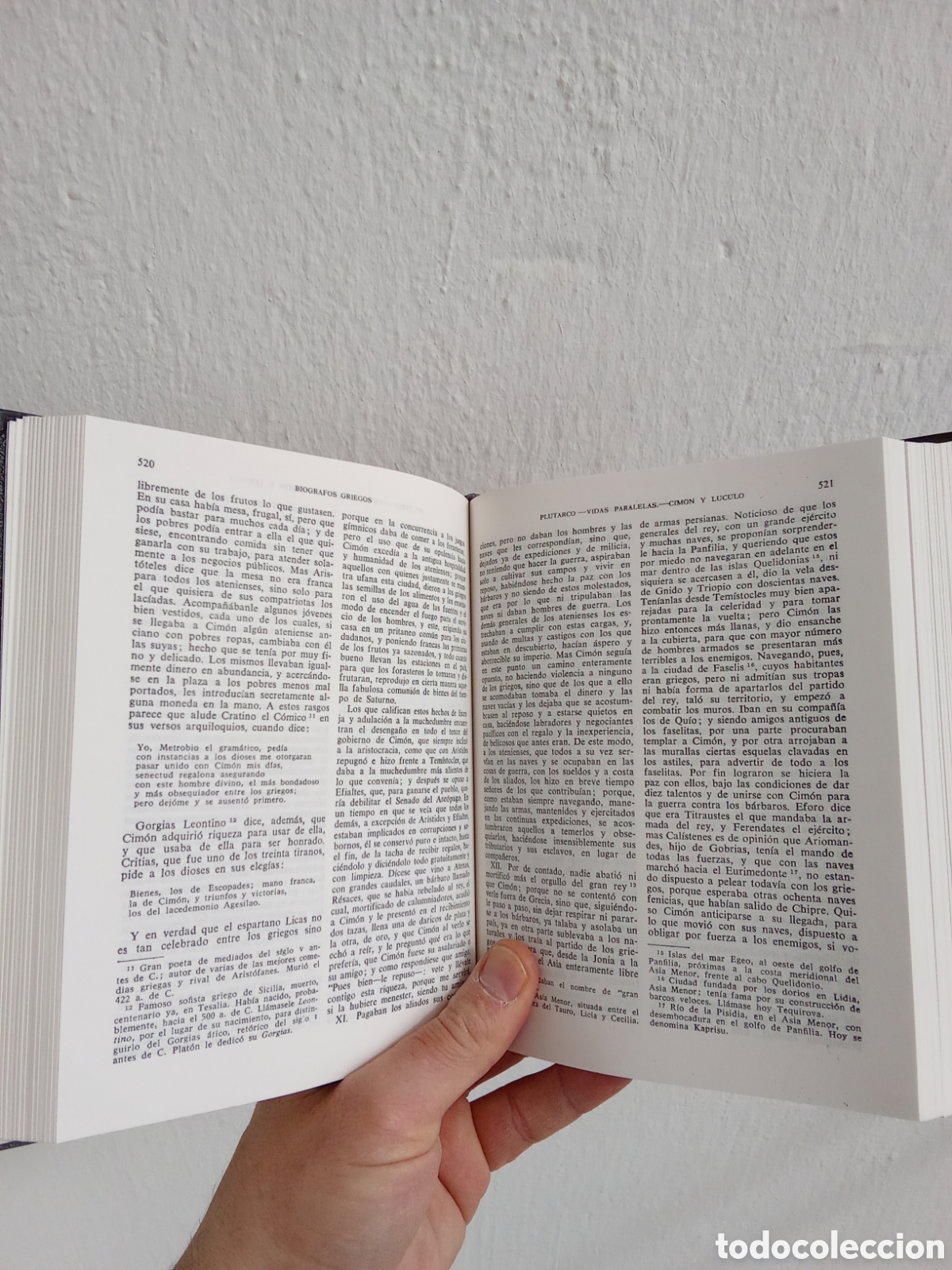 Libros de segunda mano: Biografos griegos Aguilar 1973 - Foto 4