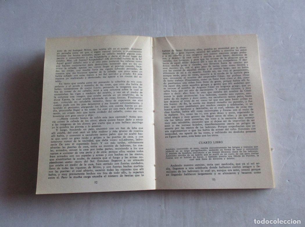 Libros de segunda mano: EL ASNO DE ORO - LUCIO APULEYO - Foto 3