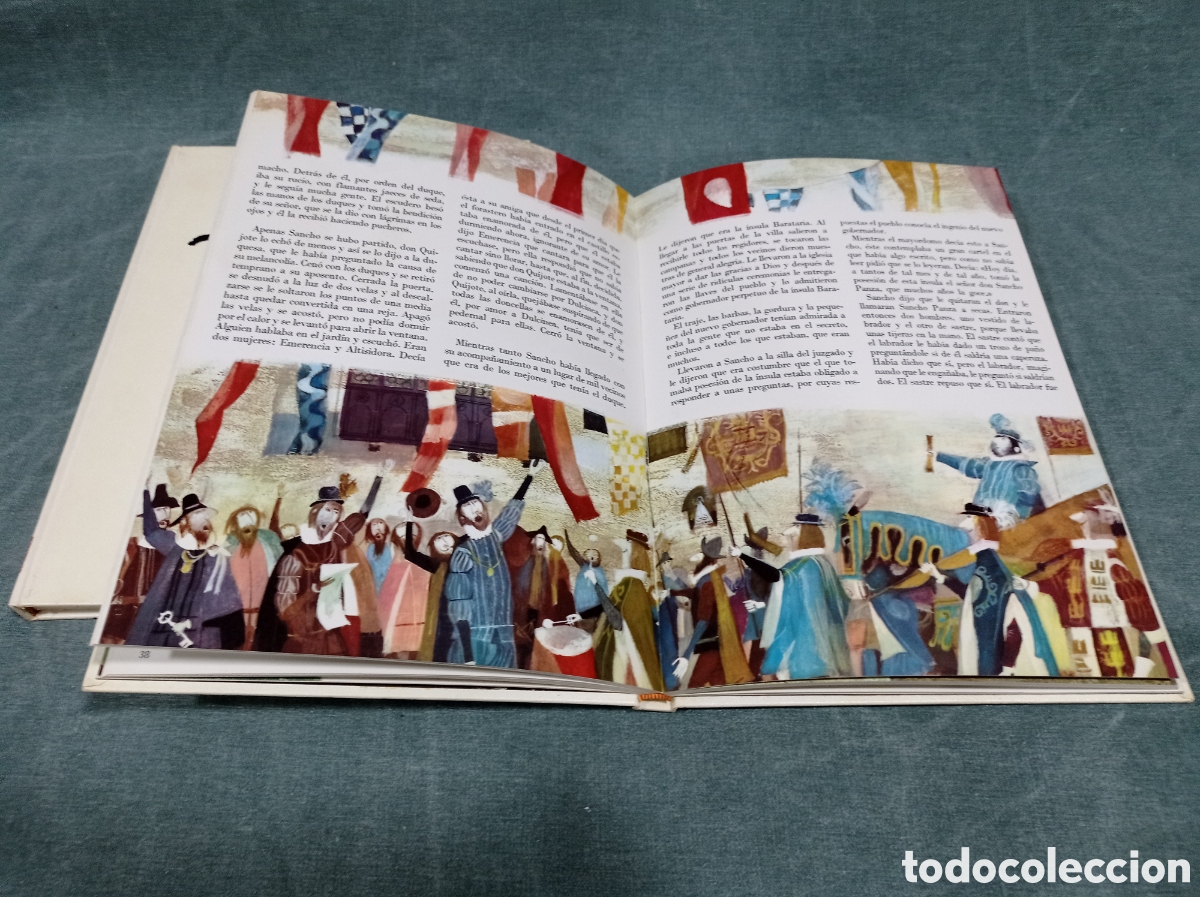 Libros de segunda mano: DON QUIJOTE DE LA MANCHA - CREDSA - 1966 - 1&ordf; EDICI&Oacute;N - 2 VOL. - Foto 6