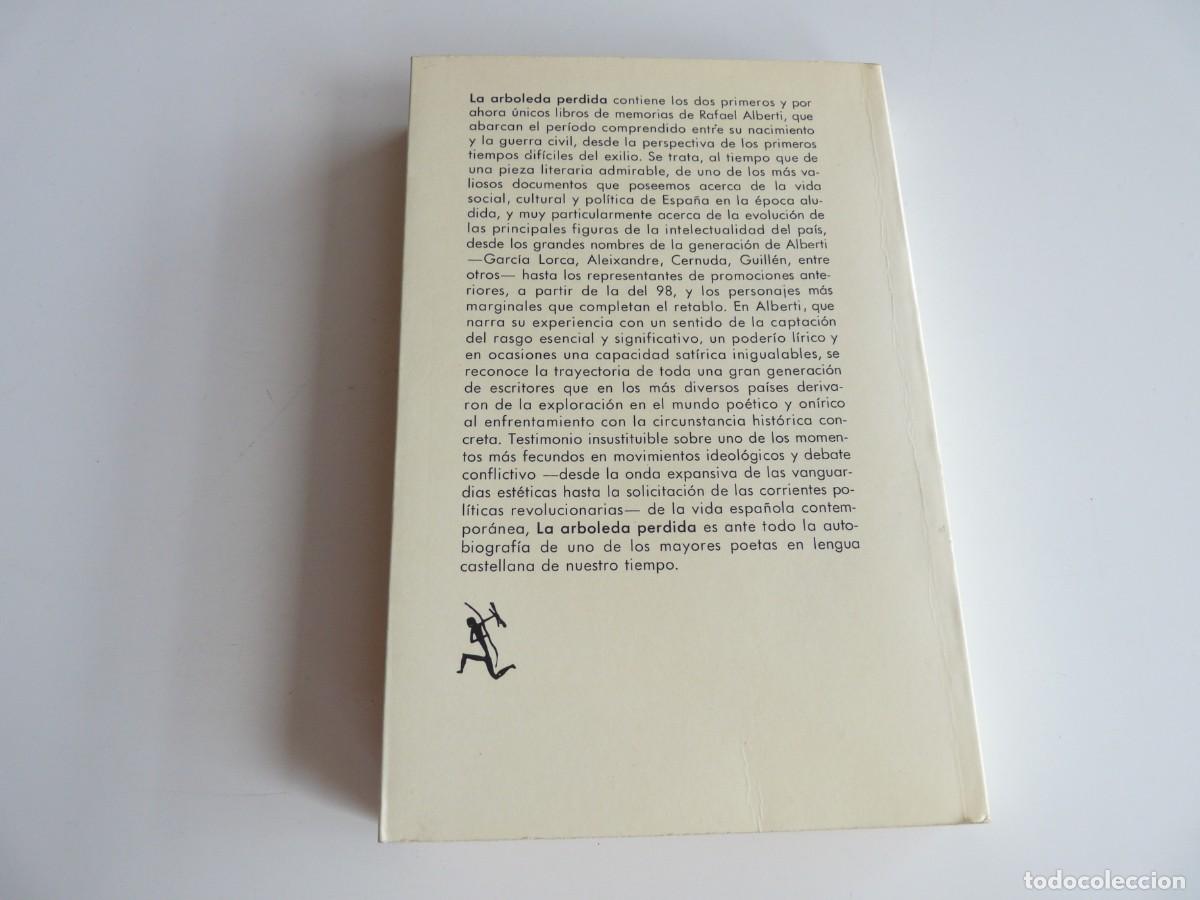 Libros de segunda mano: La Arboleda Perdida Memorias Rafael Alberti Ref: 3-56 - Foto 5