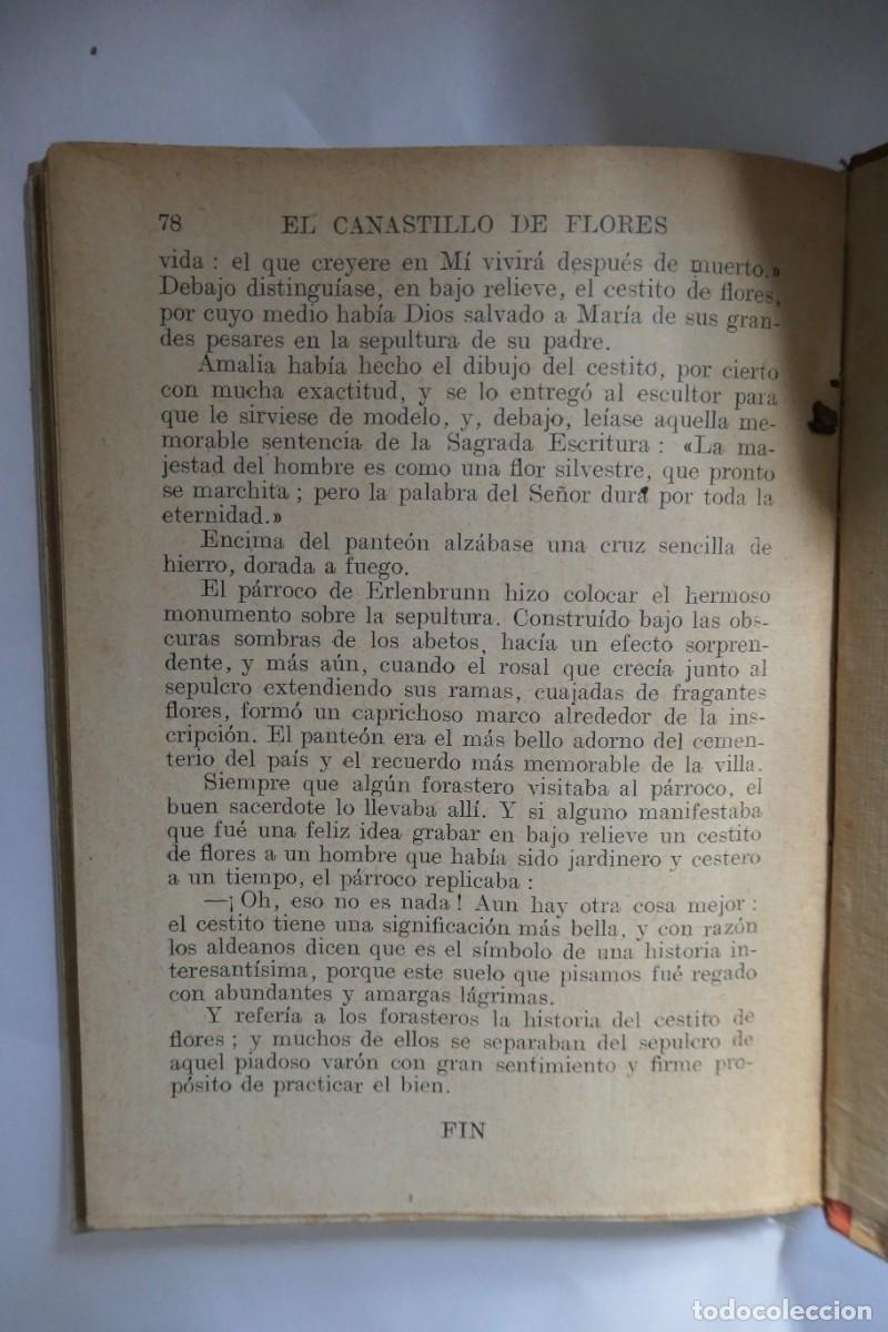 Libros de segunda mano: EL CANASTILLO DE FLORES - CRISTOBAL SCHMID - BIBLIOTECA SELECTA - 49 - Foto 3