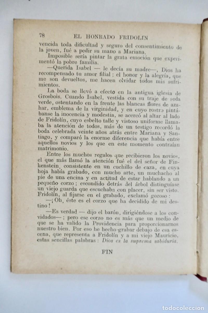 Libros de segunda mano: EL HONRADO FRIDOLIN- CRISTOBAL SCHMID - BIBLIOTECA SELECTA - 50 - Foto 3