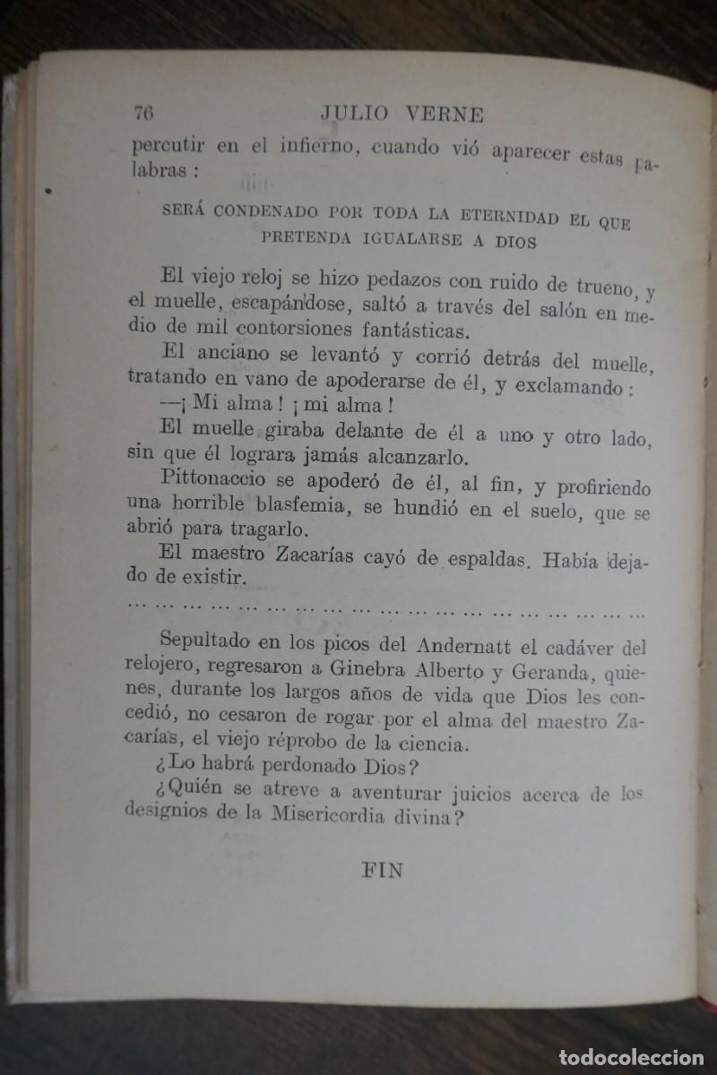 Libros de segunda mano: EL MAESTRO ZACARIAS-JULIO VERNE - BIBLIOTECA SELECTA - 59 - Foto 4