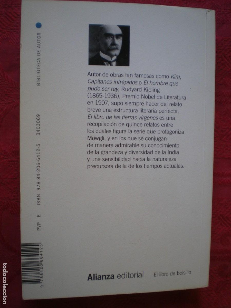 Libros de segunda mano: EL LIBRO DE LAS TIERRAS V&Iacute;RGENES. RUDYARD KIPLING. ALIANZA EDITORIAL. - Foto 3