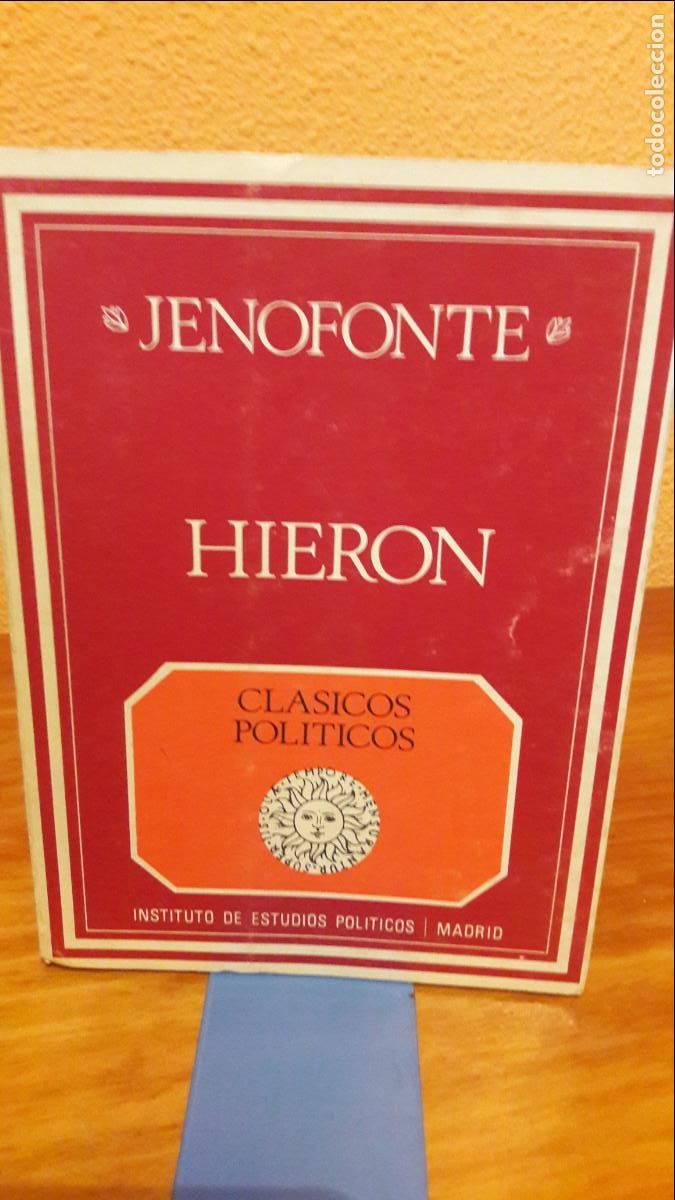 Libros de segunda mano: JENOFONTE HIERON CL&Aacute;SICOS POL&Iacute;TICOS - Foto 1