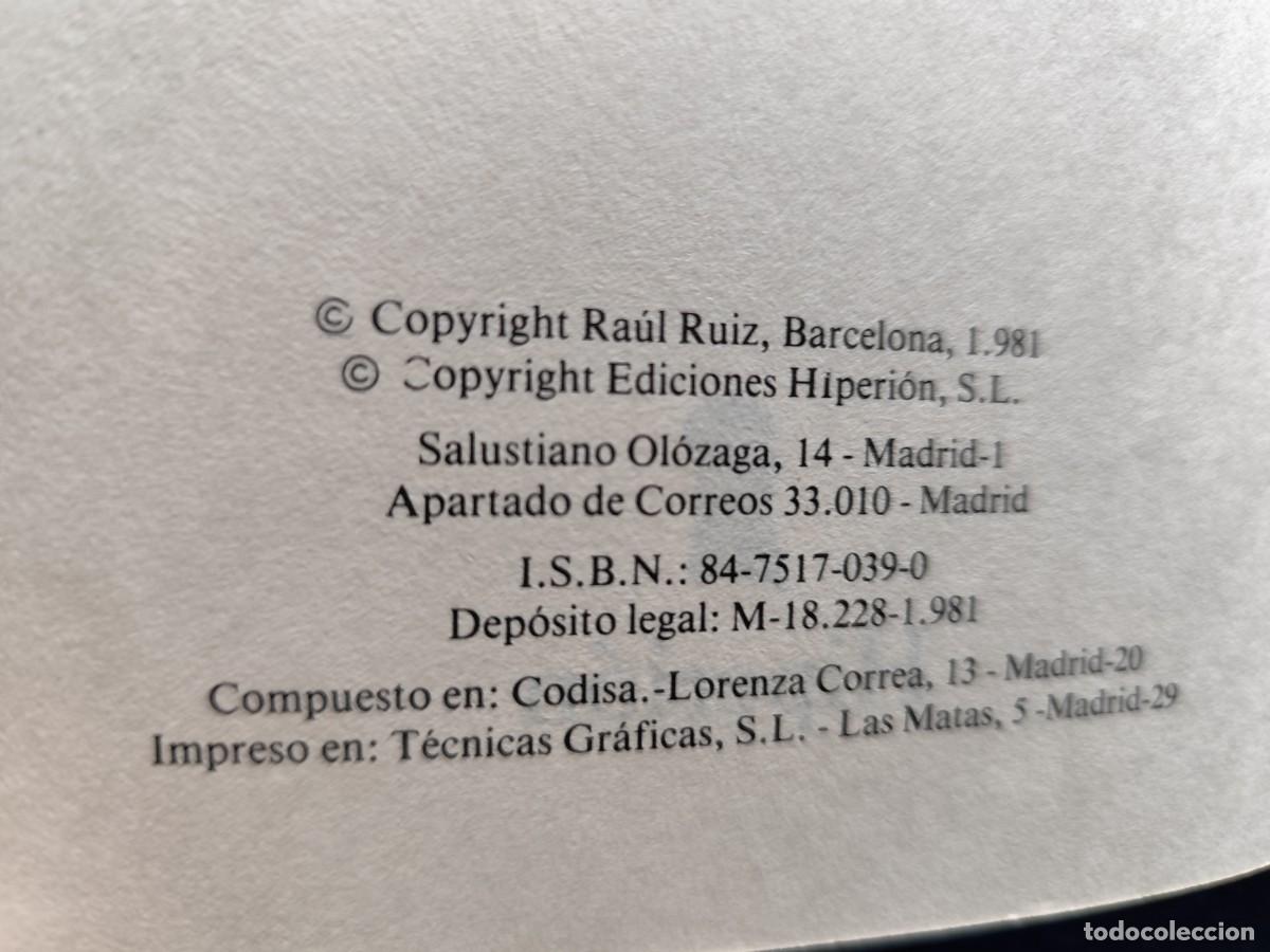 Libros de segunda mano: SIXTO VI Raul Ruiz Editorial Hiperion 1981 - Foto 6