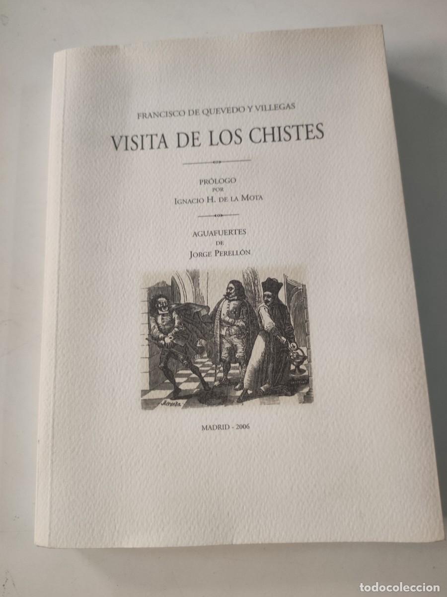 Libros de segunda mano: Visitas de los chistes. Francisco de Quevedo. - Foto 1