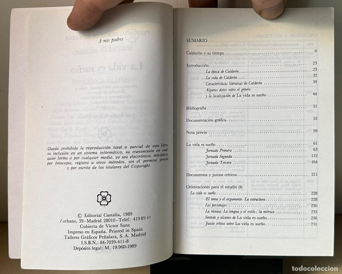 Libros de segunda mano: LA VIDA ES SUE&Ntilde;O. Calder&oacute;n de la Barca - Foto 4