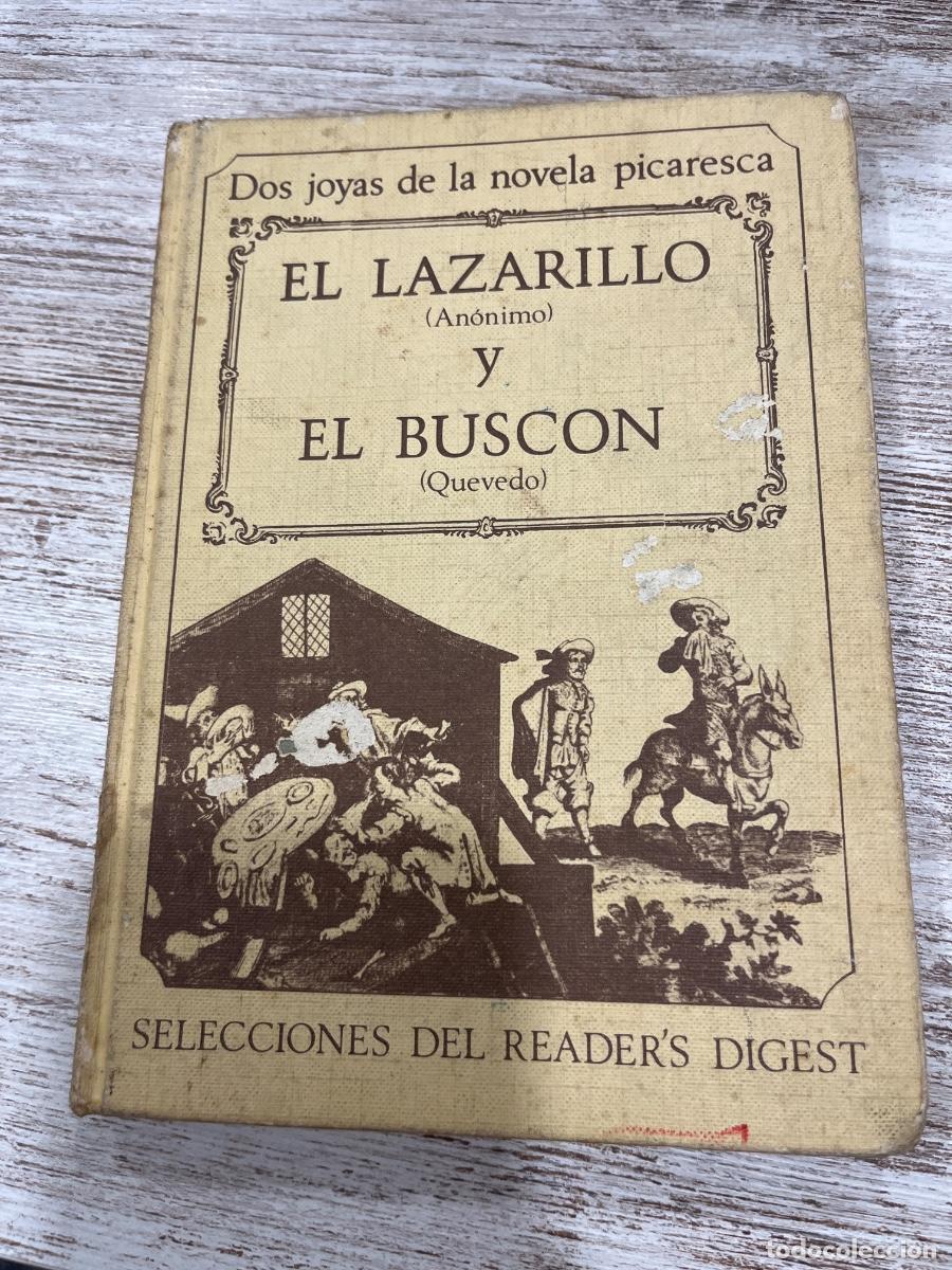 Libros de segunda mano: Libro El Lazarillo de Tormes y El busc&oacute;n | An&oacute;nimo y Quevedo | 1973 - Foto 1