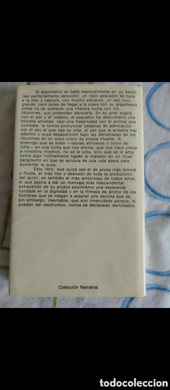 Libros de segunda mano: &rdquo;El viejo y el mar&rdquo;.Ernest Hemingway - Foto 3