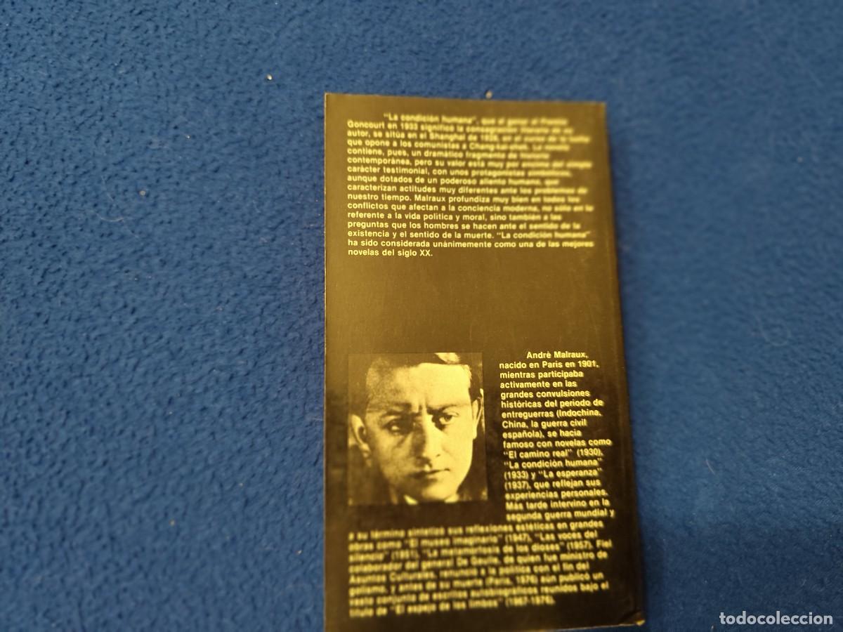 Libros de segunda mano: La Condici&oacute;n Humana Andr&eacute; Malraux Ed. Planeta - Foto 3