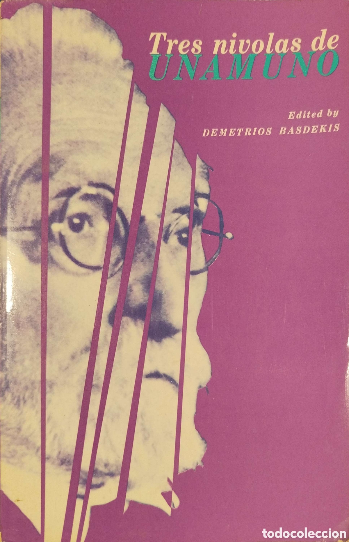 Libros de segunda mano: Tres nivolas de Unamuno.Introducci&oacute;n de Demetrios Basdekis.Editado en EEUU.Prentice-Hall.1971.
