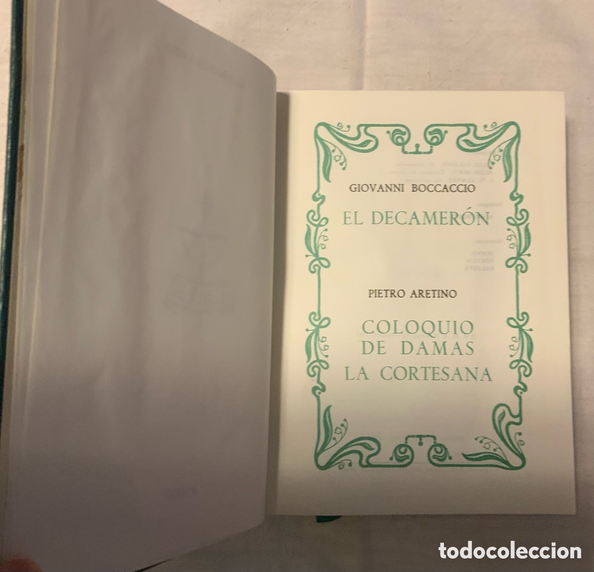 Libros de segunda mano: El Decameron- Boccacio. Coloquio de Damas-Aretino - Foto 5