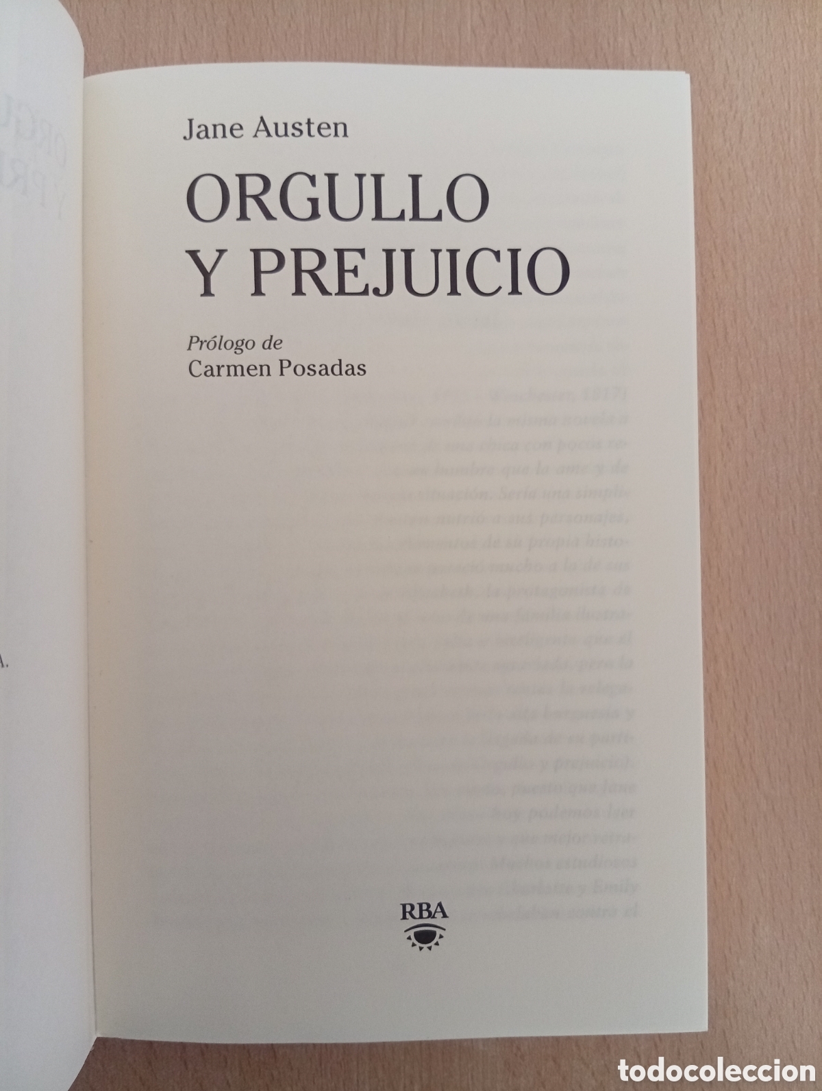 Libros de segunda mano: ORGULLO Y PREJUICIO. Jane Austen. RBA - Foto 9