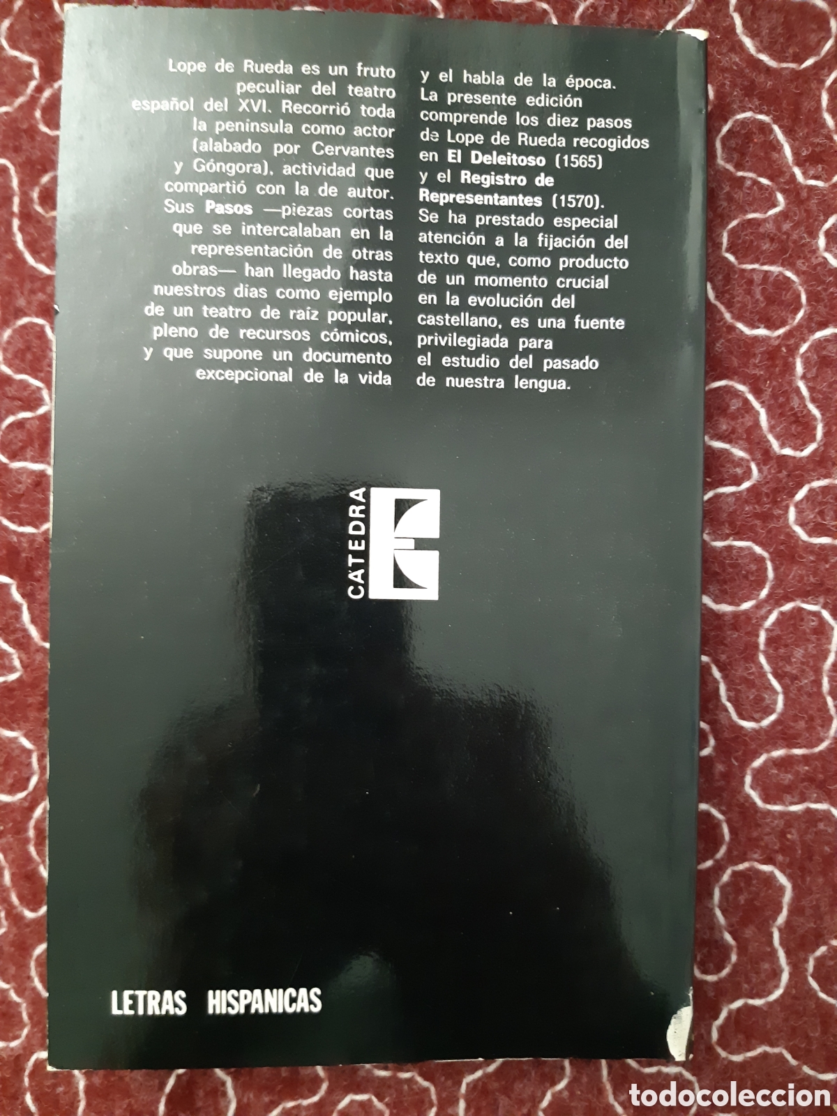 Libros de segunda mano: Pasos. Lope de Rueda. Ed C&aacute;tedra - Foto 2