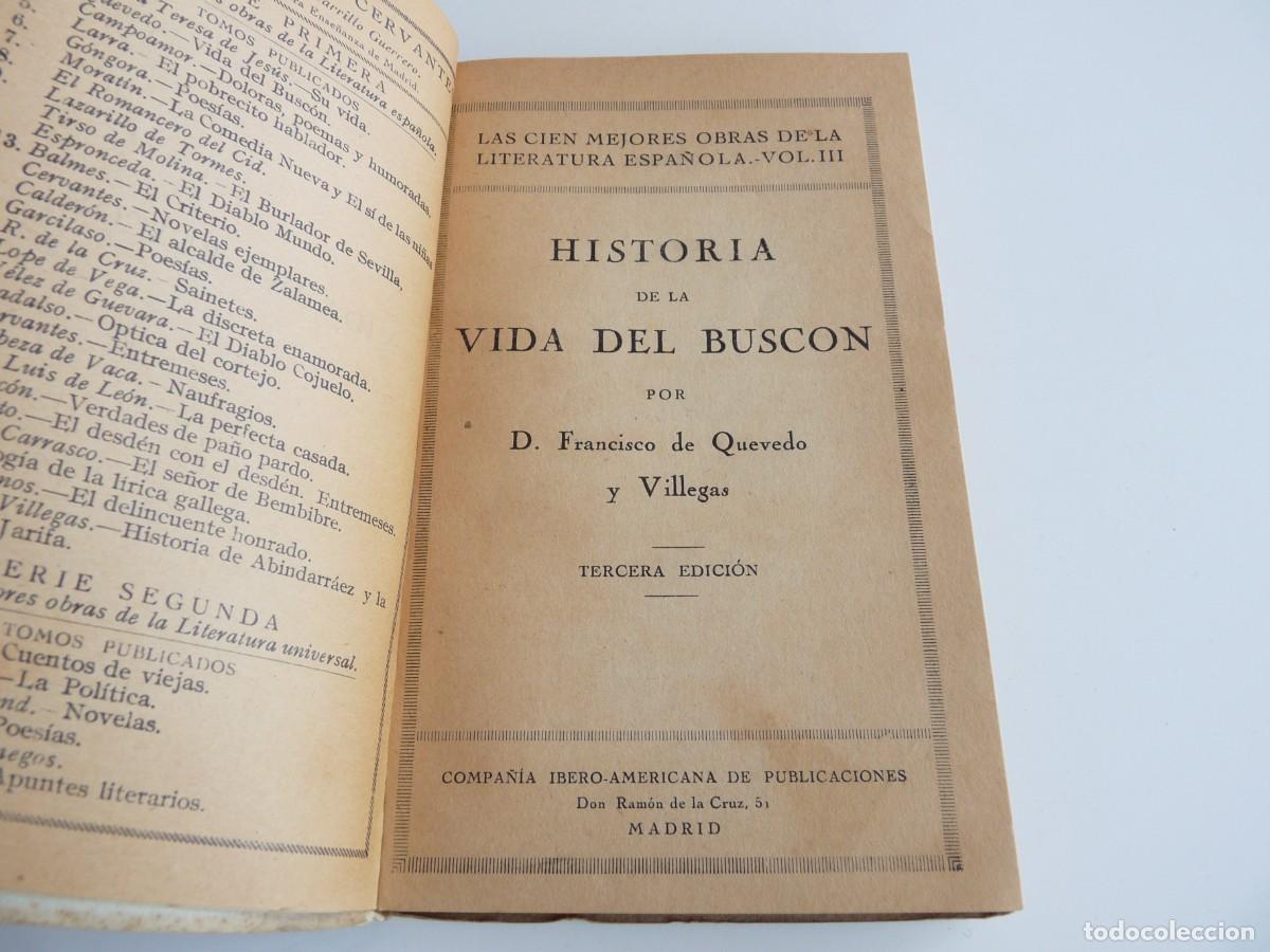 Libros de segunda mano: Historia de la vida del Bus&oacute;n Francisco de Quevedo Ref: 3-484 - Foto 7