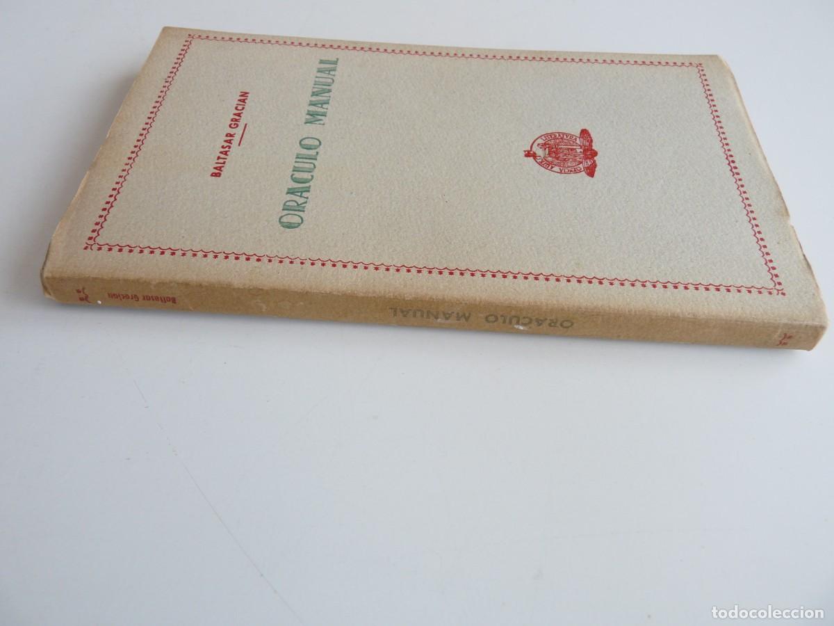 Libros de segunda mano: Or&aacute;culo manual Baltasar Garcian Ref: 3-381 - Foto 6