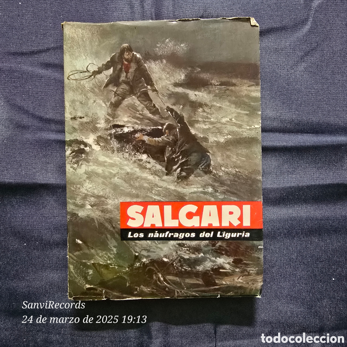 Libros de segunda mano: LOS N&Aacute;UFRAGOS DE LIGURIA (SALGARI) (MOLINO) - Foto 1