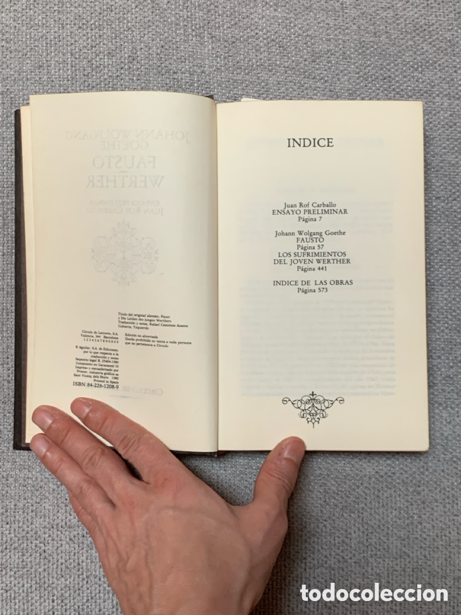 Libros de segunda mano: Fausto / Wether, Wolfgang Goethe - Foto 2