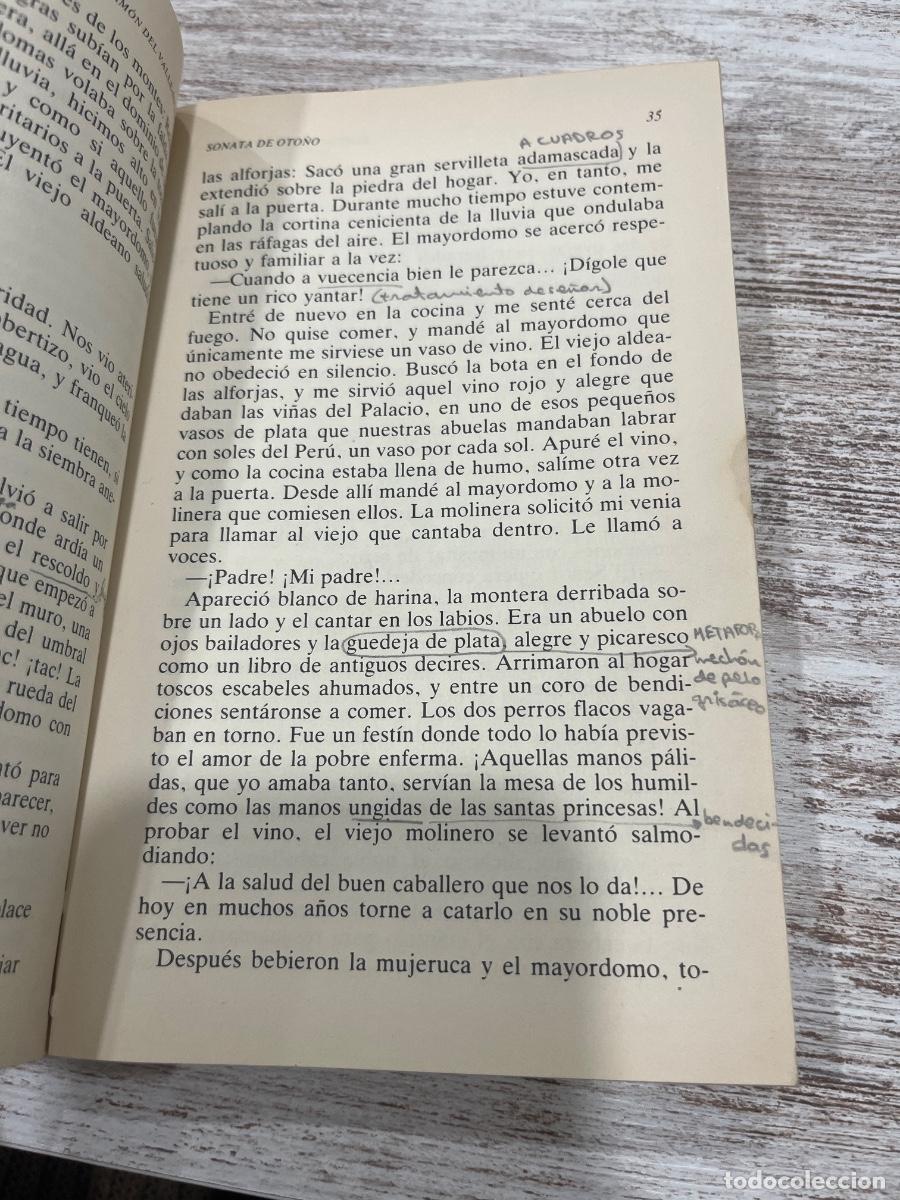 Libros de segunda mano: Libro Sonata de oto&ntilde;o Sonata de invierno | Ramon del Valle Incl&aacute;n | 1990 - Foto 4