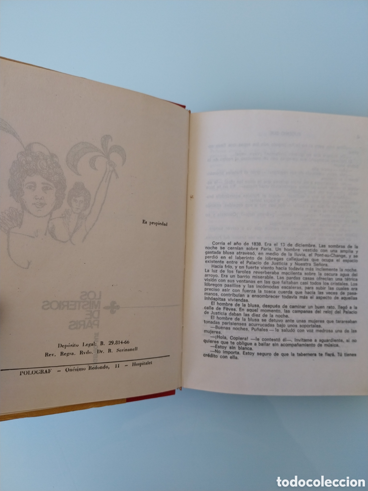 Libros de segunda mano: LOS MISTERIOS DE PARIS de EUGENIO SUE, EDITORIAL POLOGRAF - Foto 4