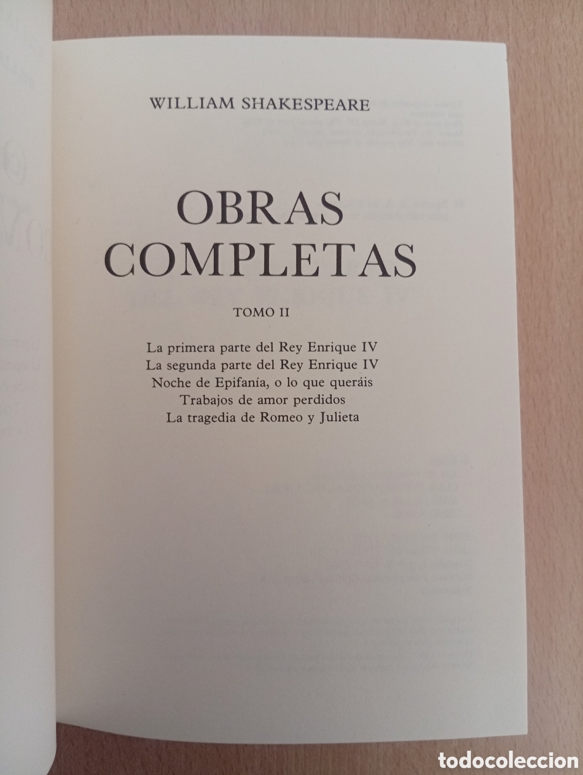 Libros de segunda mano: WILLIAM SHAKESPEARE. OBRAS COMPLETAS - Foto 17