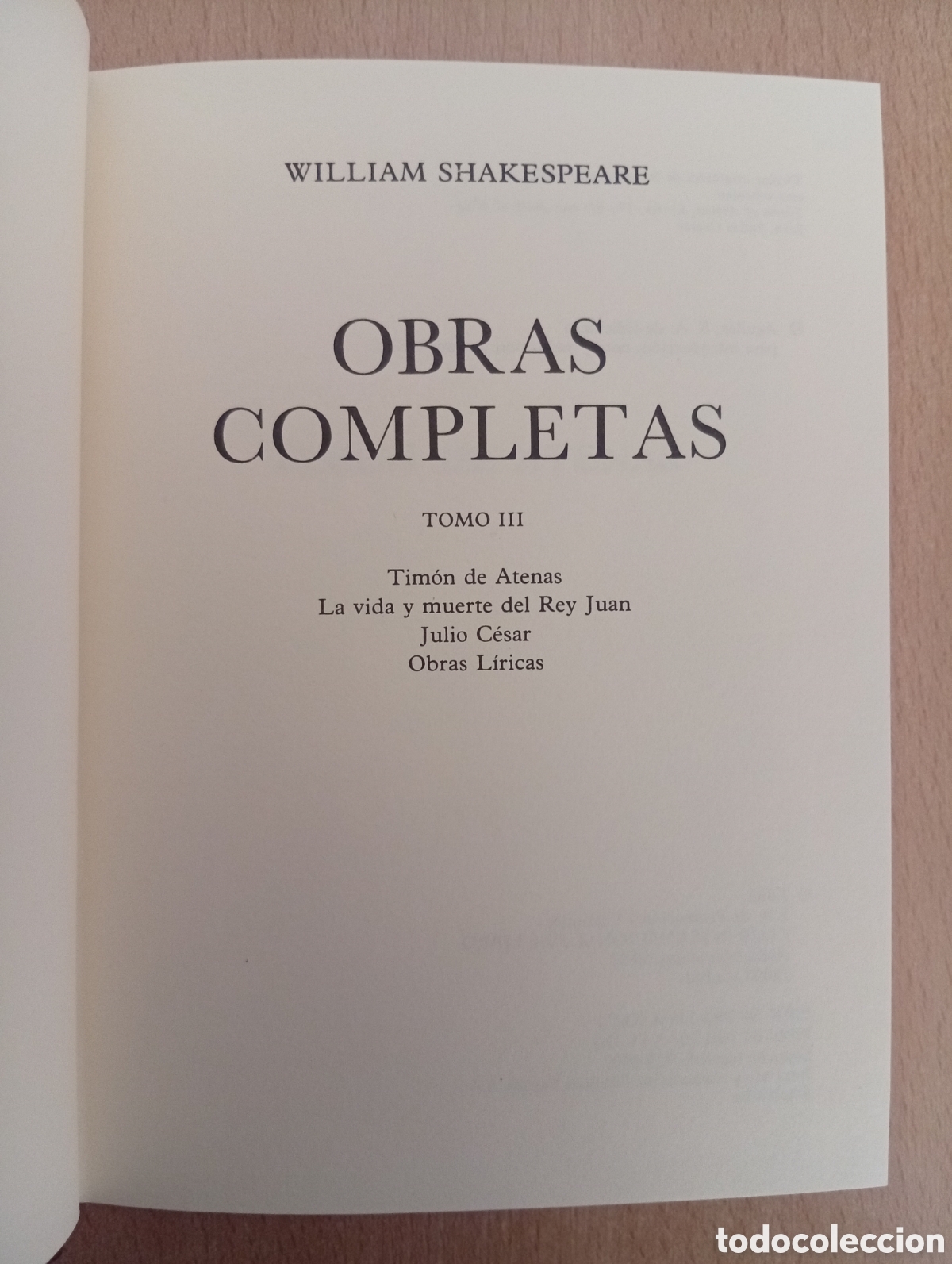 Libros de segunda mano: WILLIAM SHAKESPEARE. OBRAS COMPLETAS - Foto 19