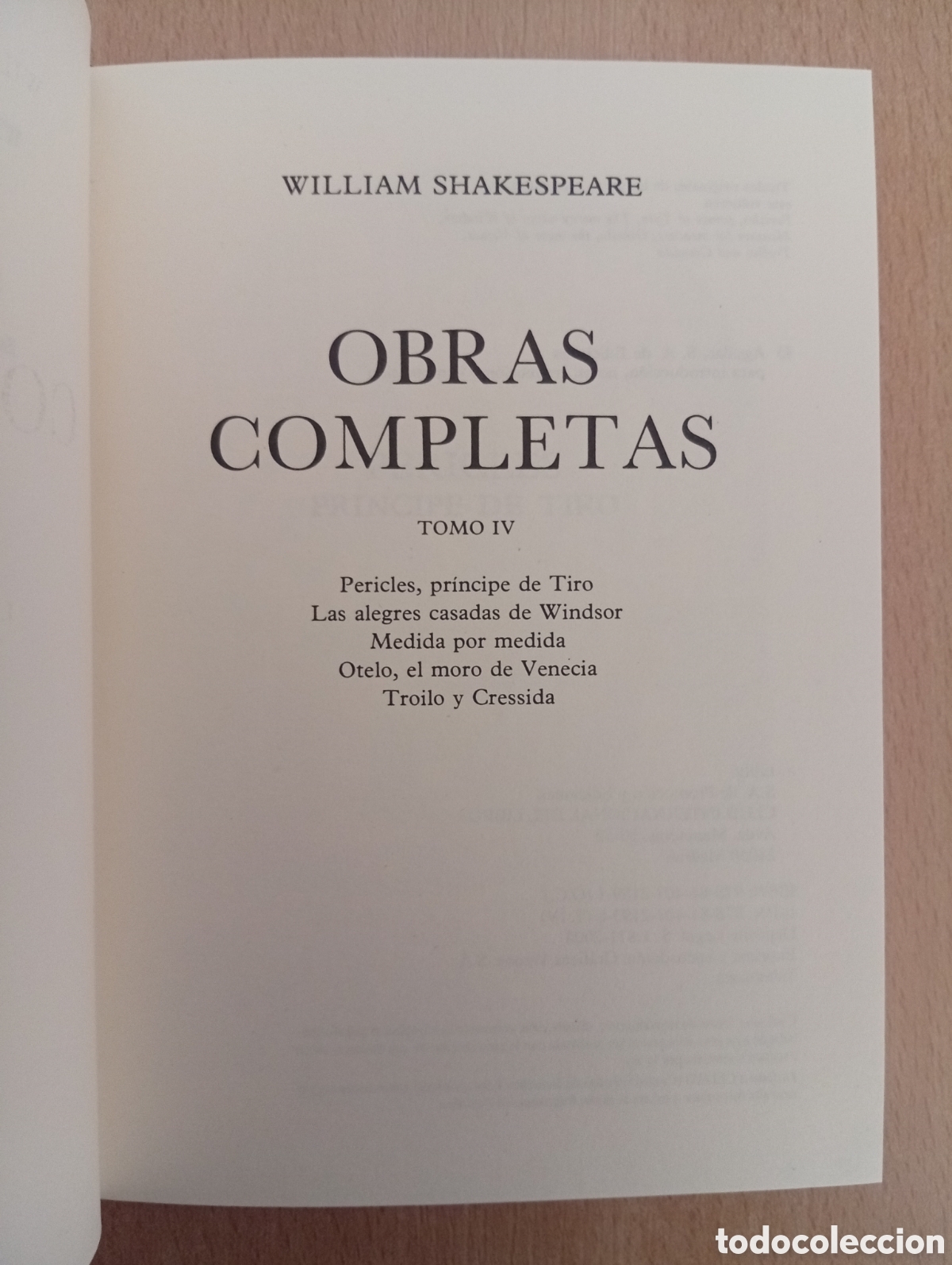 Libros de segunda mano: WILLIAM SHAKESPEARE. OBRAS COMPLETAS - Foto 21