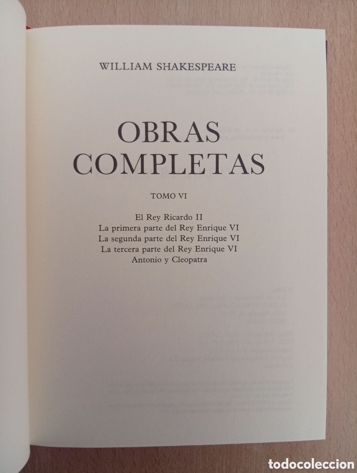 Libros de segunda mano: WILLIAM SHAKESPEARE. OBRAS COMPLETAS - Foto 25