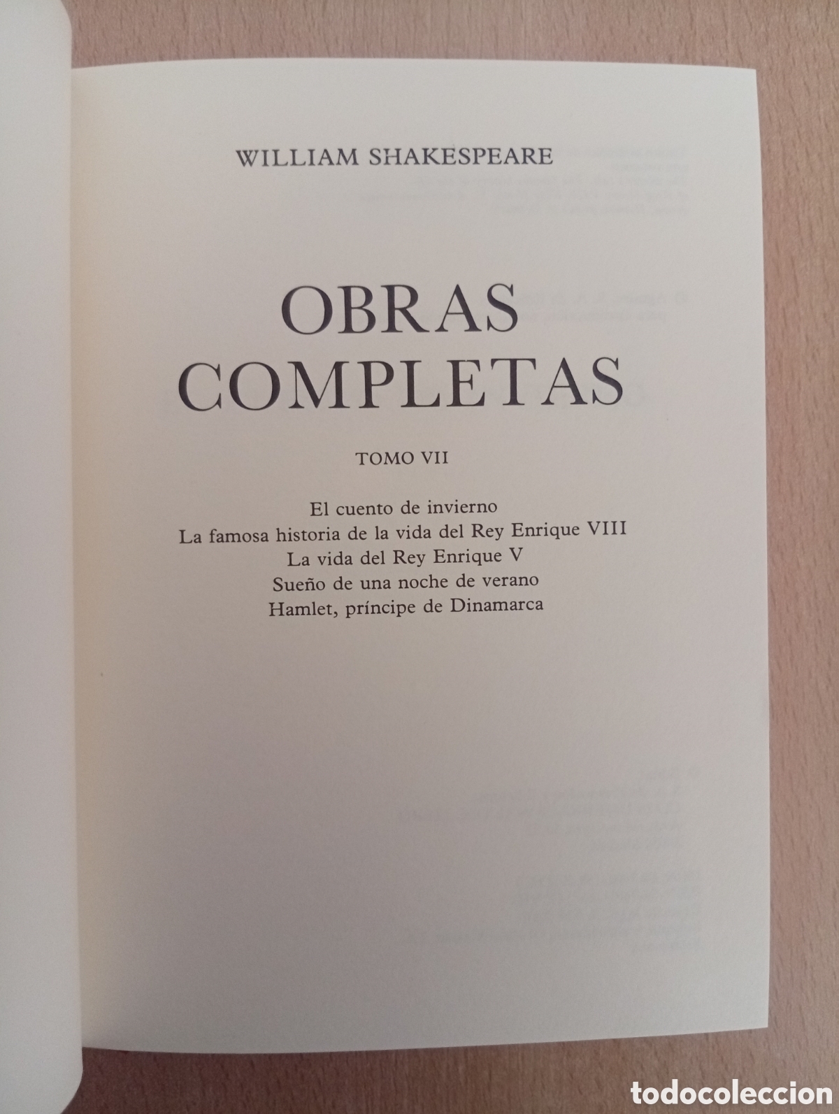 Libros de segunda mano: WILLIAM SHAKESPEARE. OBRAS COMPLETAS - Foto 27