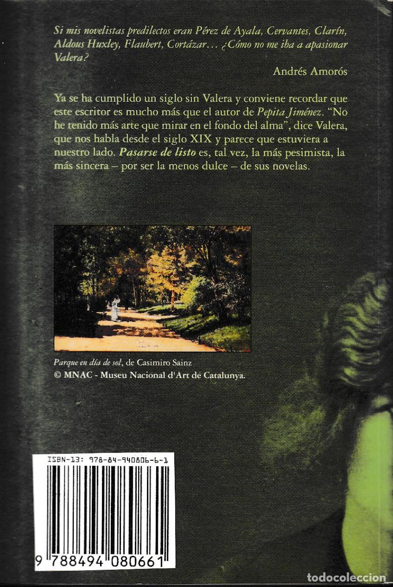 Libros de segunda mano: PASARSE DE LISTO (JUAN VALERA, ED. DE 2006) SIN USAR - Foto 2