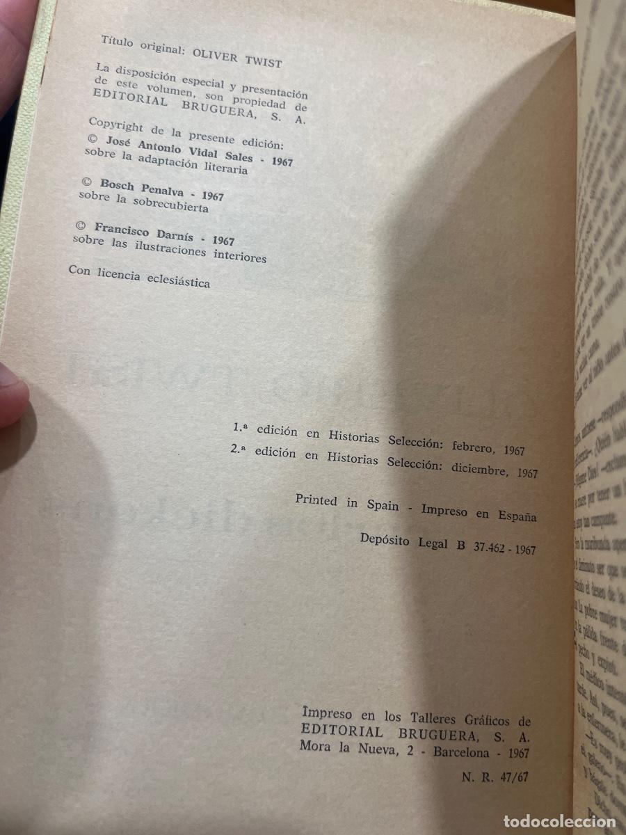 Libros de segunda mano: Libro Oliverio Twist | Carlos Dickens | 1967 - Foto 3