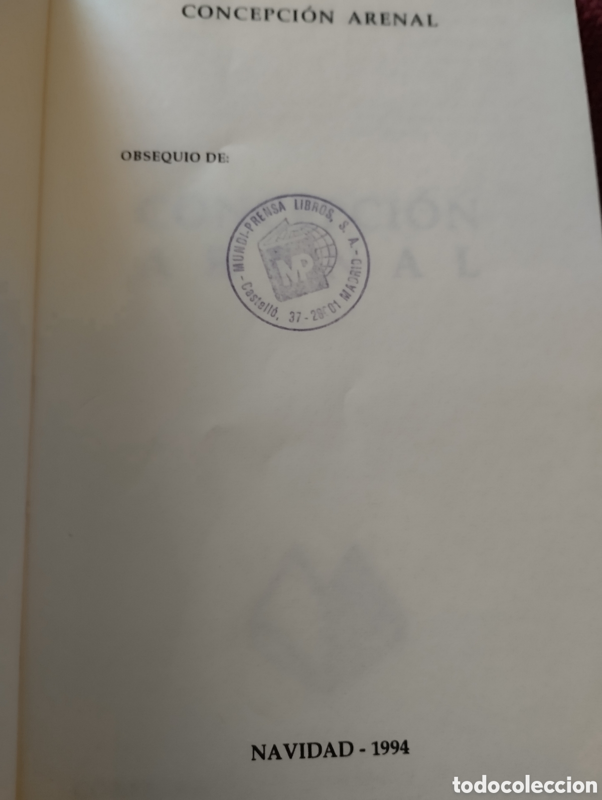 Libros de segunda mano: &rdquo;Concepci&oacute;n Arenal&rdquo;. Elvira Mart&iacute;n. - Foto 4
