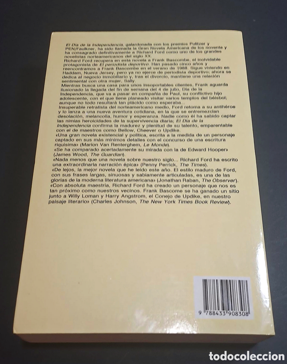 Libros de segunda mano: El D&iacute;a de la Independencia - Richard Ford - Anagrama - Foto 2