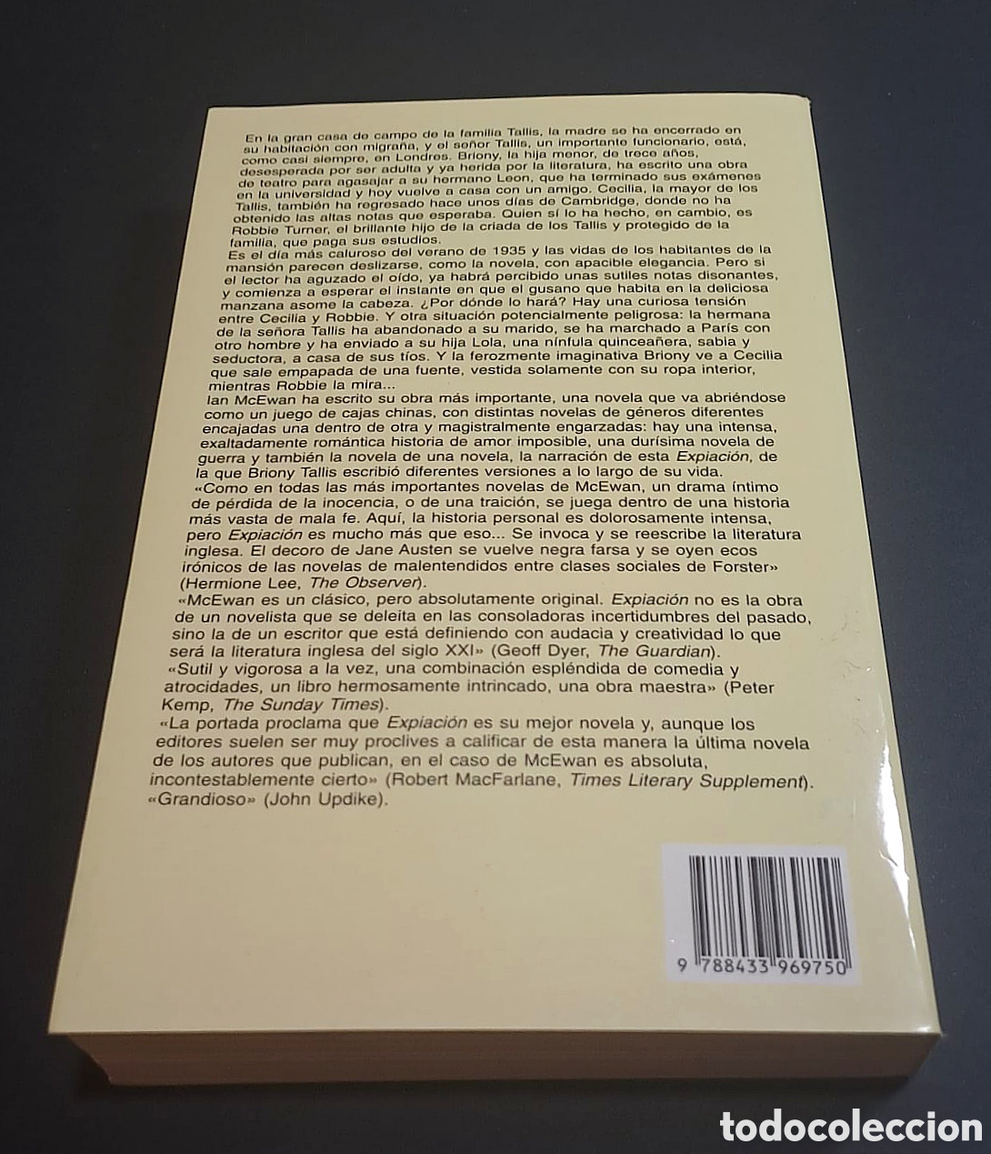 Libros de segunda mano: Expiaci&oacute;n - IAN McEWAN - Anagrama - Foto 2