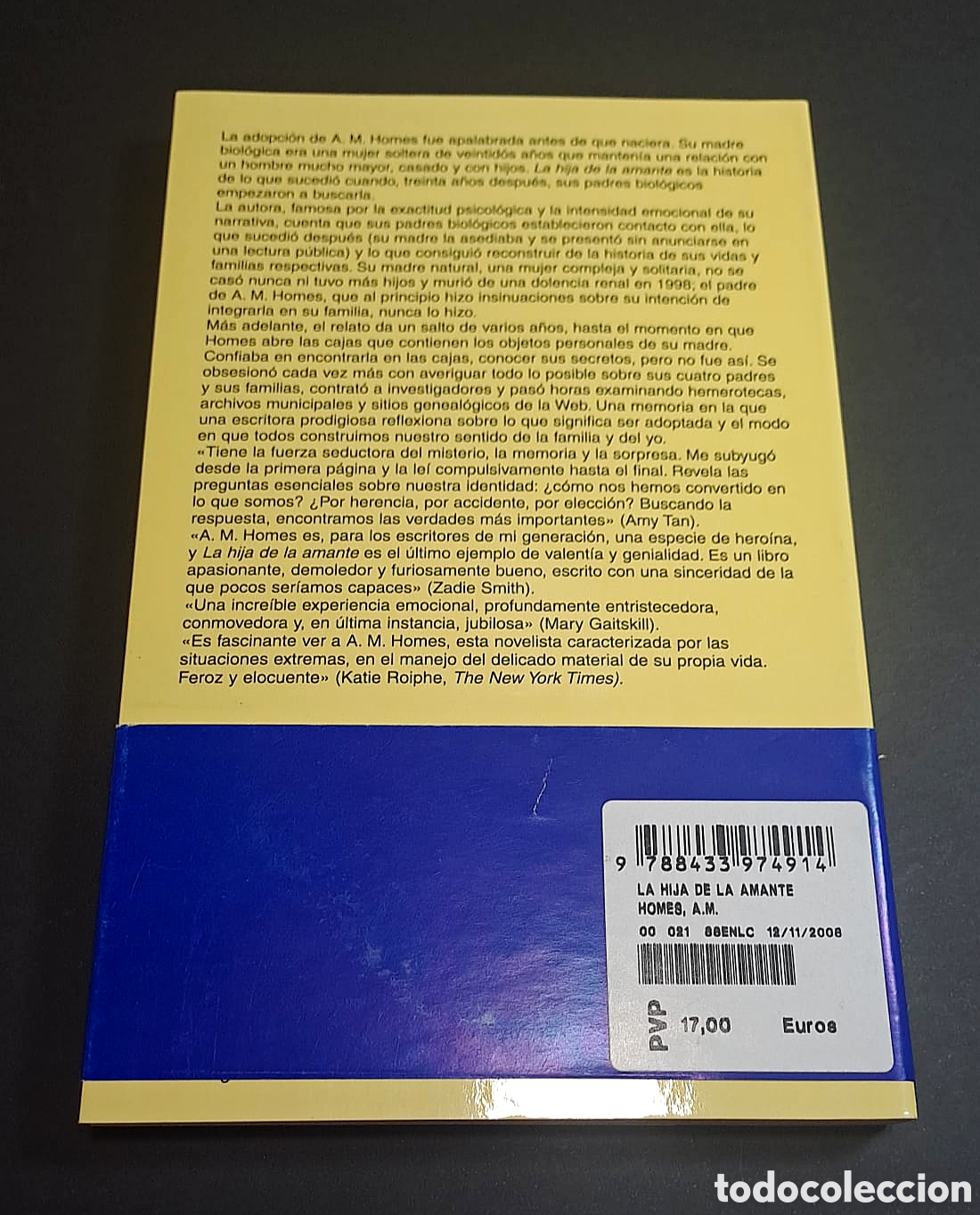 Libros de segunda mano: La hija de la amante - A. M. Homes - Anagrama - Foto 2