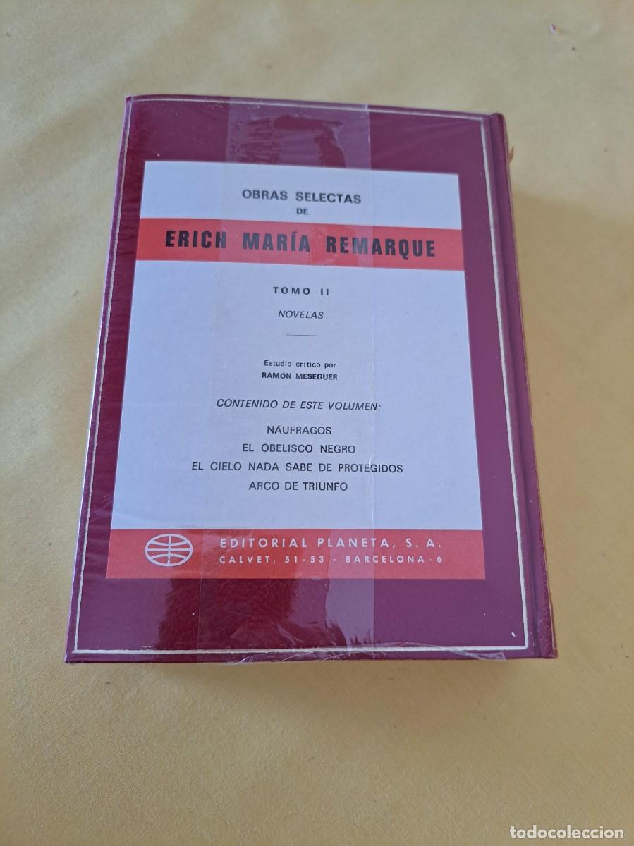 Libros de segunda mano: E. M. REMARQUE - OBRAS SELECTAS II - PLANETA (SIN ABRIR) - Foto 3