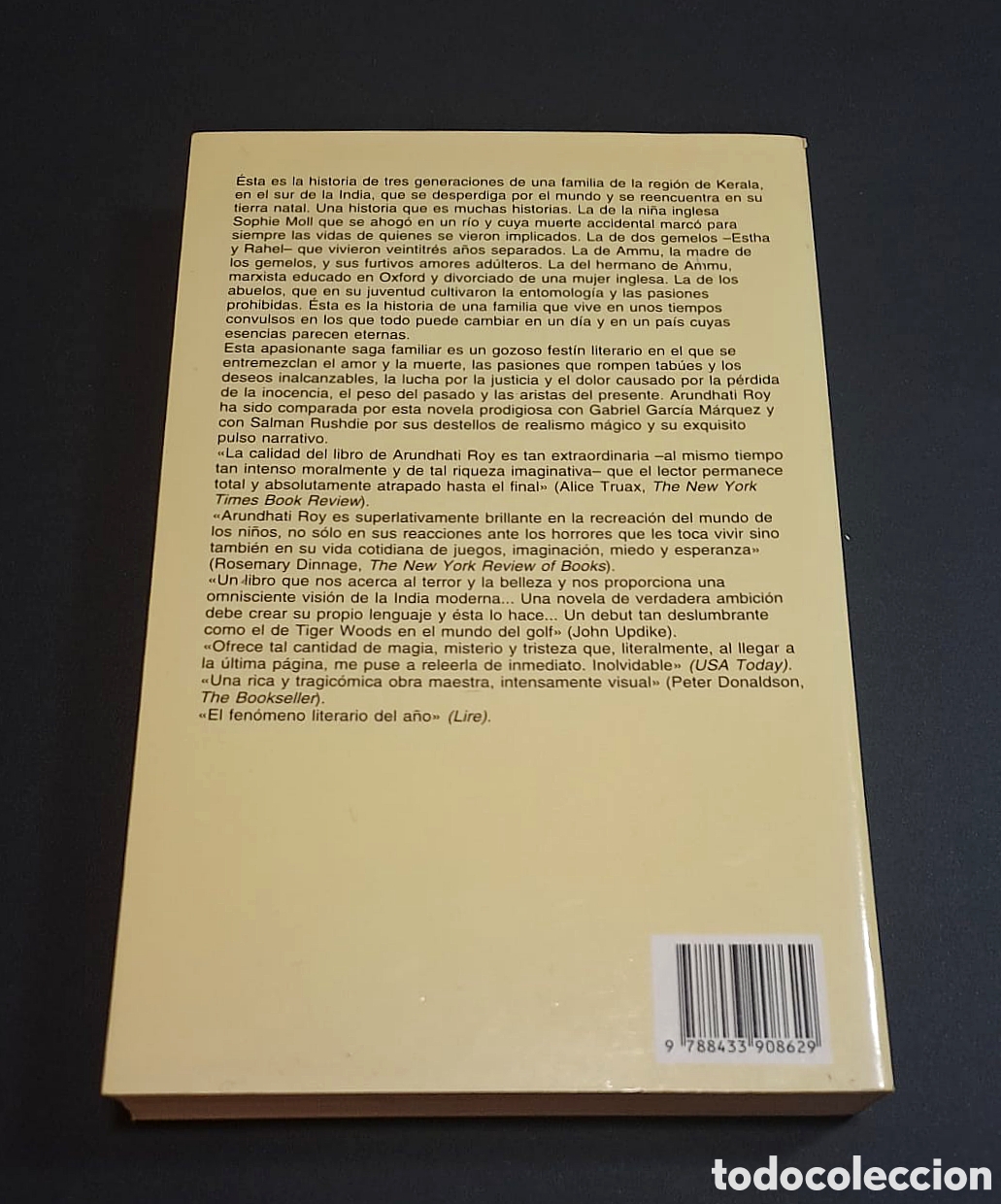 Libros de segunda mano: El Dios de las peque&ntilde;as cosas - Arundhati Roy - Anagrama - Foto 2